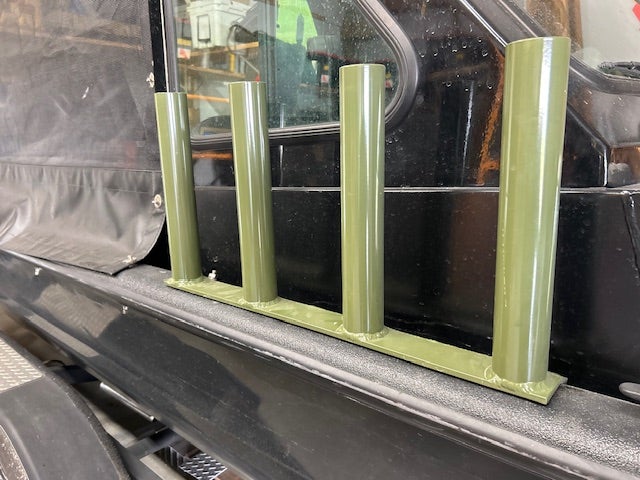 SeaArk 23 Degree Rail Rocket Tubes | Spread Em Planer Boards